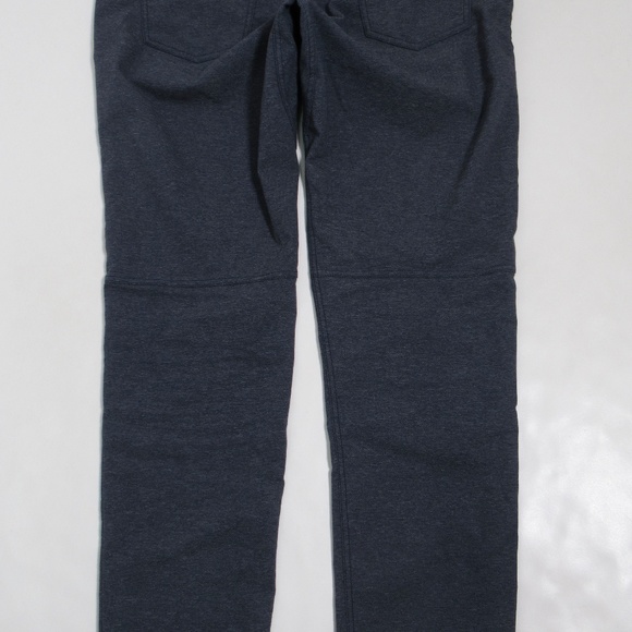 Lululemon Men's ABC Pant Slim *Tech Canvas 33" Heathered Deep Navy Size 34 - Picture 8 of 12